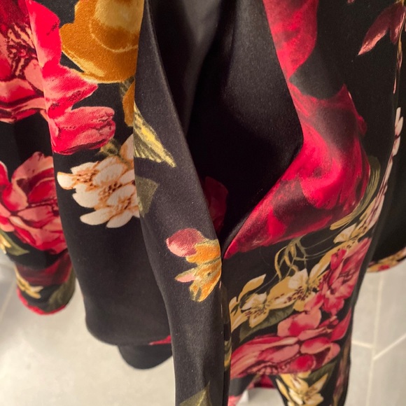 Blondie Nites by Stacy Sklar Black Floral Mini Dress - Picture 6 of 10